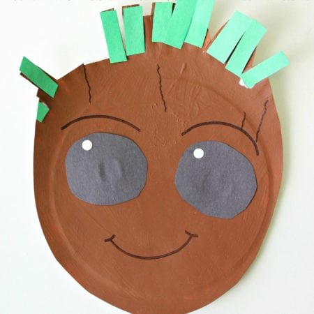 Paper Plate Baby Groot Craft + Guardians of the Galaxy Vol 2 4K Ultra HD™ and Blu-ray Release